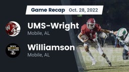 Recap: UMS-Wright  vs. Williamson  2022