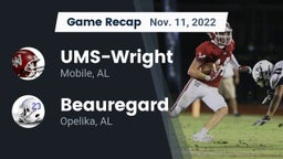 Recap: UMS-Wright  vs. Beauregard  2022