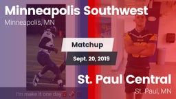 Matchup: Minneapolis Southwes vs. St. Paul Central  2019