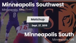 Matchup: Minneapolis Southwes vs. Minneapolis South  2019