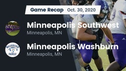 Recap: Minneapolis Southwest  vs. Minneapolis Washburn  2020