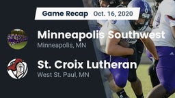 Recap: Minneapolis Southwest  vs. St. Croix Lutheran  2020