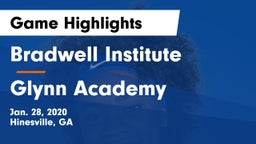 Bradwell Institute vs Glynn Academy  Game Highlights - Jan. 28, 2020