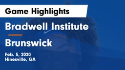 Bradwell Institute vs Brunswick  Game Highlights - Feb. 5, 2020