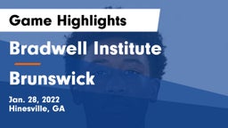 Bradwell Institute vs Brunswick  Game Highlights - Jan. 28, 2022