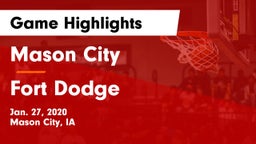 Mason City  vs Fort Dodge  Game Highlights - Jan. 27, 2020