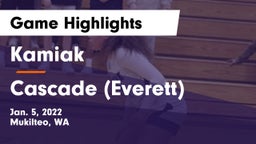 Kamiak  vs Cascade  (Everett) Game Highlights - Jan. 5, 2022