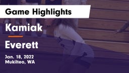 Kamiak  vs Everett  Game Highlights - Jan. 18, 2022