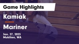 Kamiak  vs Mariner  Game Highlights - Jan. 27, 2023
