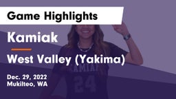 Kamiak  vs West Valley  (Yakima) Game Highlights - Dec. 29, 2022