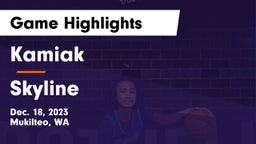Kamiak  vs Skyline   Game Highlights - Dec. 18, 2023