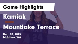 Kamiak  vs Mountlake Terrace Game Highlights - Dec. 20, 2023