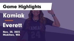 Kamiak  vs Everett  Game Highlights - Nov. 28, 2023