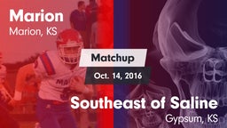 Matchup: Marion  vs. Southeast of Saline  2016