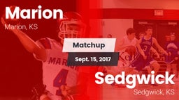 Matchup: Marion  vs. Sedgwick  2017