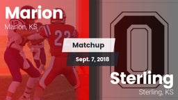 Matchup: Marion  vs. Sterling  2018