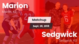 Matchup: Marion  vs. Sedgwick  2018