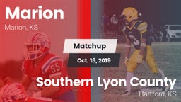 Matchup: Marion  vs. Southern Lyon County 2019