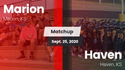 Matchup: Marion  vs. Haven  2020