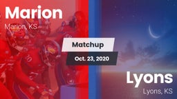 Matchup: Marion  vs. Lyons  2020