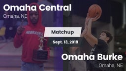 Matchup: Omaha Central High vs. Omaha Burke  2019