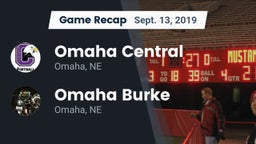 Recap: Omaha Central  vs. Omaha Burke  2019