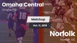 Matchup: Omaha Central High vs. Norfolk  2019