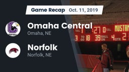 Recap: Omaha Central  vs. Norfolk  2019