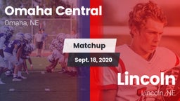 Matchup: Omaha Central High vs. Lincoln  2020