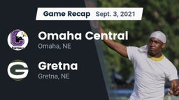 Recap: Omaha Central  vs. Gretna  2021