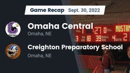 Recap: Omaha Central  vs. Creighton Preparatory School 2022