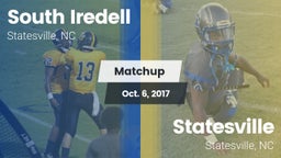 Matchup: South Iredell High vs. Statesville  2017
