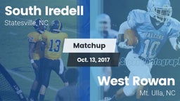 Matchup: South Iredell High vs. West Rowan  2017