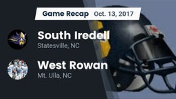 Recap: South Iredell  vs. West Rowan  2017