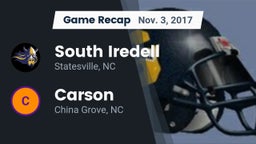 Recap: South Iredell  vs. Carson  2017
