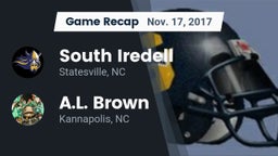Recap: South Iredell  vs. A.L. Brown  2017