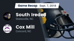 Recap: South Iredell  vs. Cox Mill  2018