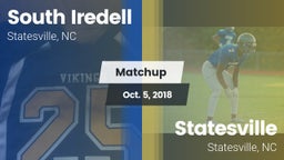 Matchup: South Iredell High vs. Statesville  2018