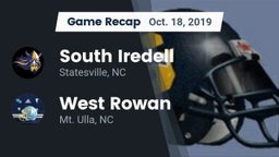 Recap: South Iredell  vs. West Rowan  2019
