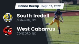 Recap: South Iredell  vs. West Cabarrus  2022