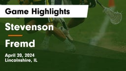 Stevenson  vs Fremd  Game Highlights - April 20, 2024