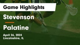 Stevenson  vs Palatine  Game Highlights - April 26, 2024