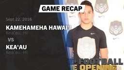 Recap: Kamehameha Hawai'i  vs. Kea'au  2016