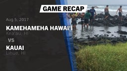 Recap: Kamehameha Hawai'i  vs. Kauai  2017