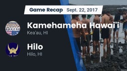 Recap: Kamehameha Hawai'i  vs. Hilo  2017