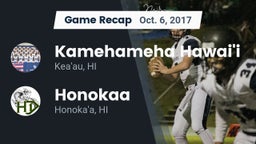 Recap: Kamehameha Hawai'i  vs. Honokaa  2017