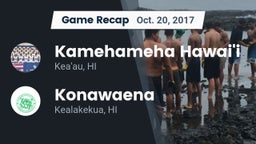 Recap: Kamehameha Hawai'i  vs. Konawaena  2017