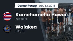 Recap: Kamehameha Hawai'i  vs. Waiakea  2018