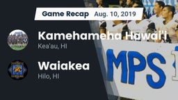 Recap: Kamehameha Hawai'i  vs. Waiakea  2019