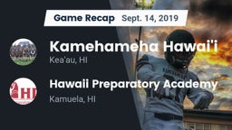 Recap: Kamehameha Hawai'i  vs. Hawaii Preparatory Academy 2019